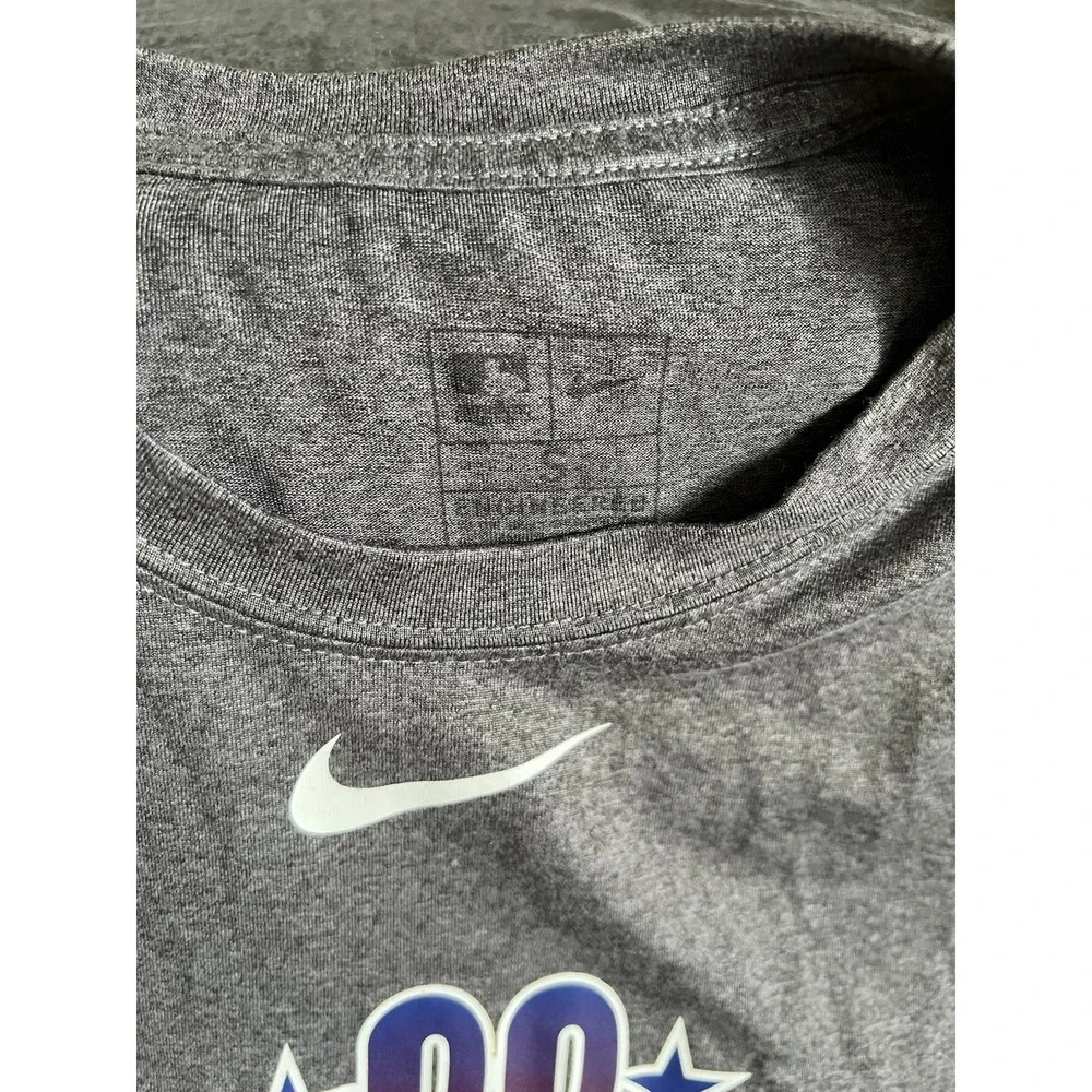MLB Nike Philadelphia Phillies T Shirt Mens Small Short Sleeve Grey